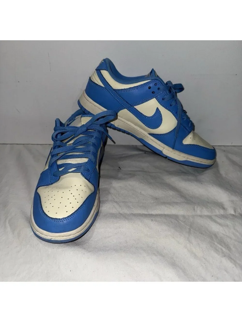 Nike Dunk Low University Blue UNC DV0833-113 Men’s Size 8.5 White Blue